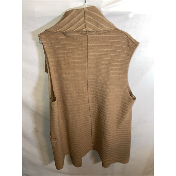 Le Moda Women’s Open Cardigan Size XL Tan Going Out Party Fall - Picture 8 of 12